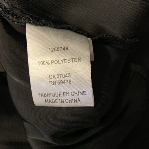 JOIE Size M Black Polyester Ruched Blouse