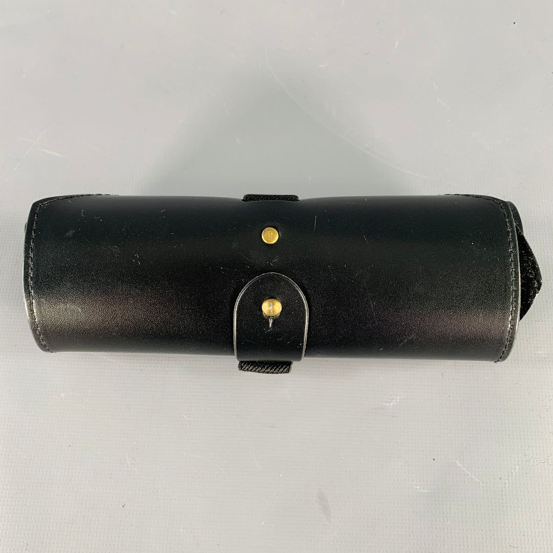 DITA ALKAMX Black Gold Metal Aviator Sunglasses