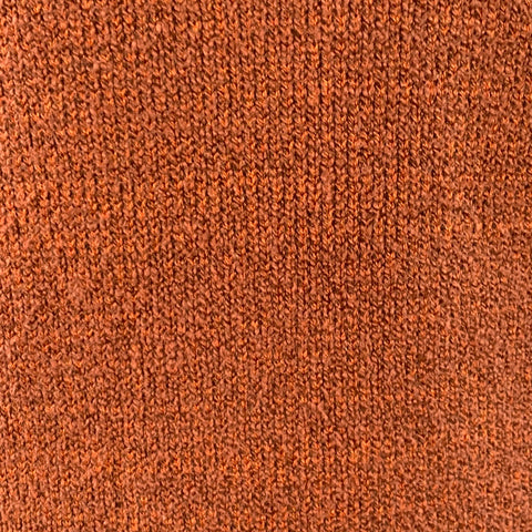 TAYLOR STITCH Size 40 Heather Orange Knit Crew Neck Sweater