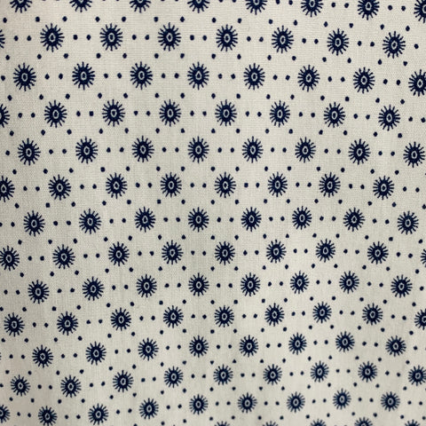 LAB PAL ZILERI Taille L Chemise à manches longues en coton à pois bleus blancs