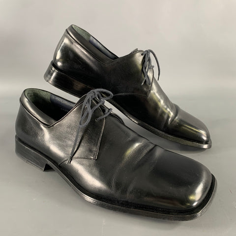 MAGLI by BRUNO MAGLI Size 9 Black Leather Square Toe Loafers