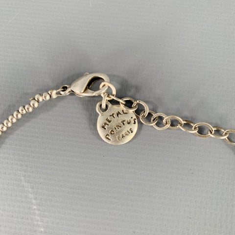 METAL POINTUS Silver Metal Circles Necklace