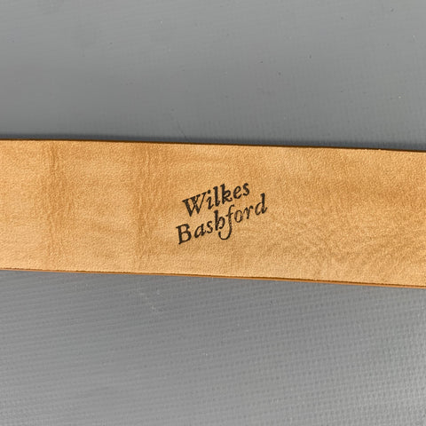 WILKES BASHFORD Tan Crocodile Belt