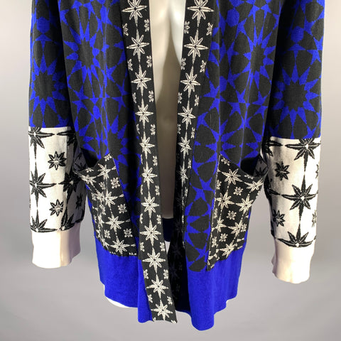 HAIDER ACKERMANN Size XXS Blue Black Cardigan