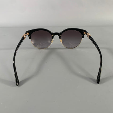 VERSACE Black Gold VE4471B Greca Sunglasses
