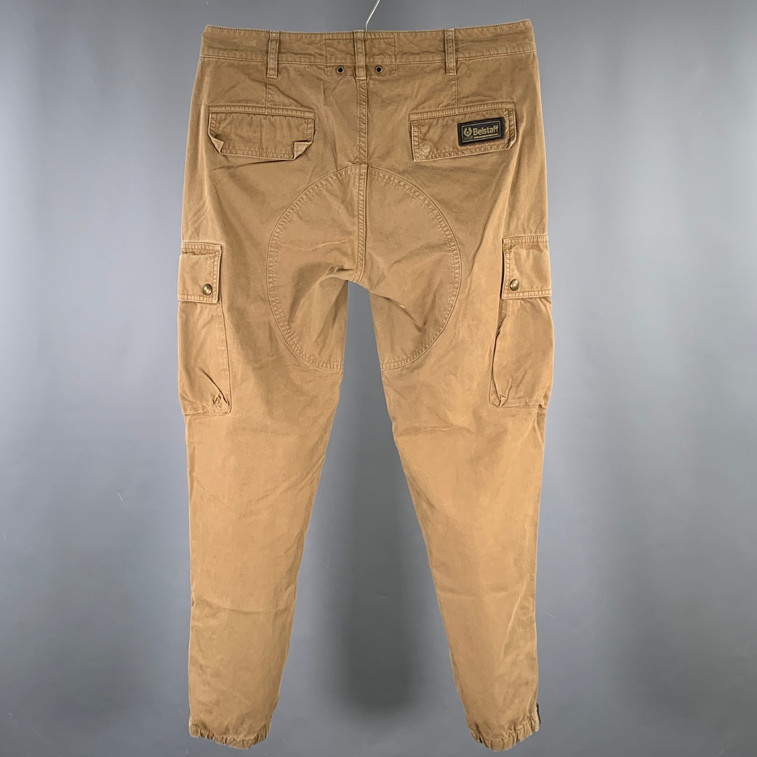 BELSTAFF Size 31 Brown Cotton Cargo Casual Pants