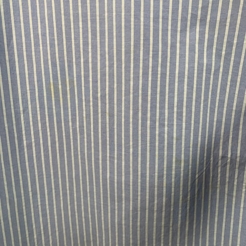 MM6 MAISON MARGIELA Size M Blue White Cotton Stripe Caftan Maxi Dress