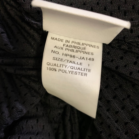 ISSEY MIYAKE Size S Black Pleated Polyester Hooded Coat