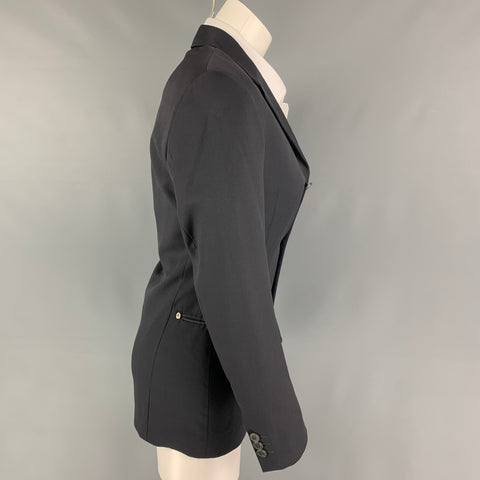 Vintage VERSUS by GIANNI VERSACE Size 34 Regular Gray Virgin Wool Sport Coat