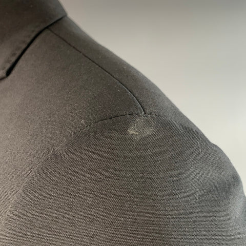 DSQUARED2 PARIS Size 40 Black Wool Blend Notch Lapel Suit