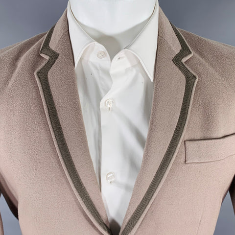 MARC by MARC JACOBS Size M Taupe Moleskin Cotton Notch Lapel Sport Coat