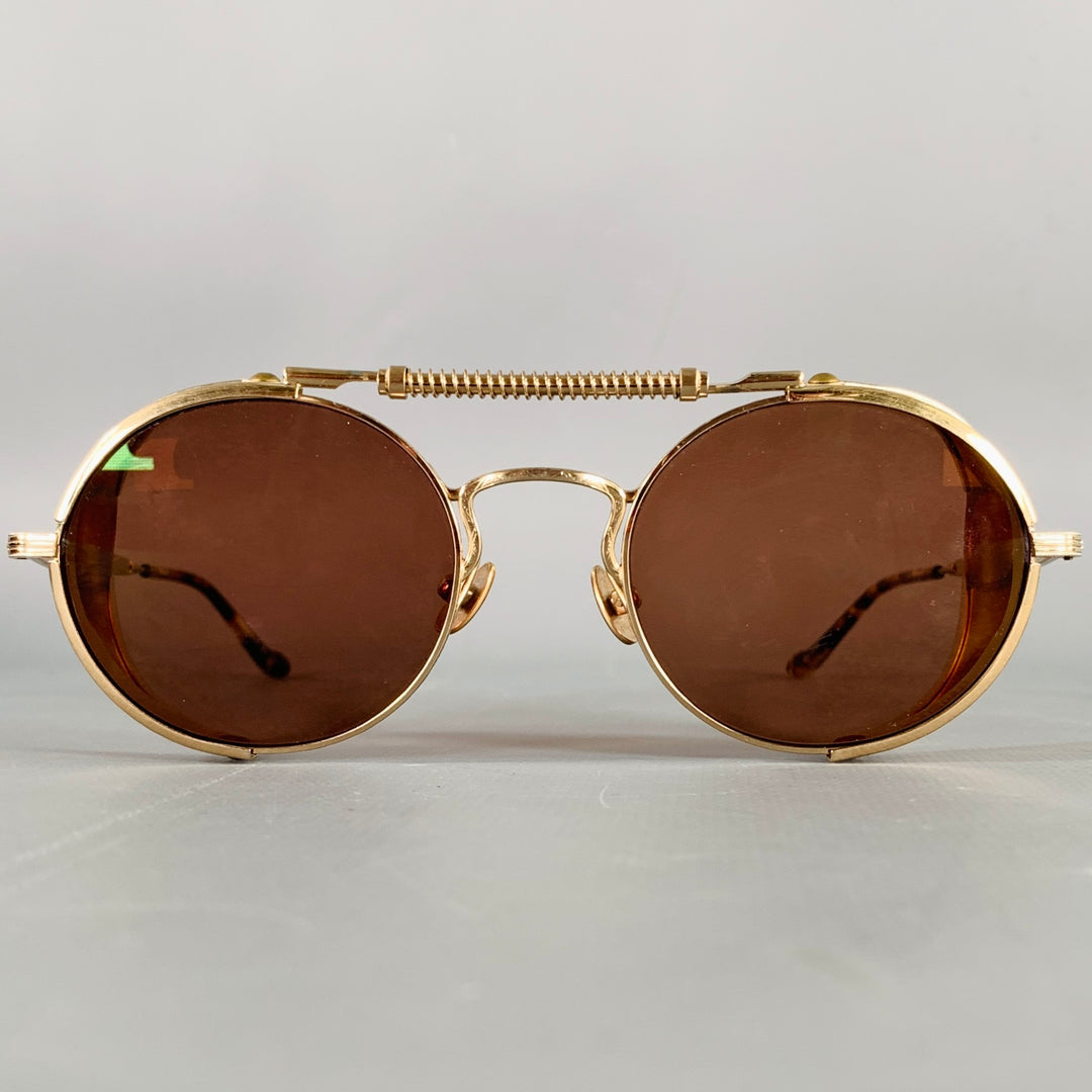 MATSUDA 2809H-V2 Terminator II Gold Orange Titanium Limited Edition Sunglasses