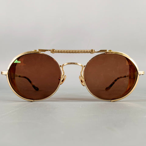 MATSUDA 2809H-V2 Terminator II Gold Orange Titanium Limited Edition Sunglasses