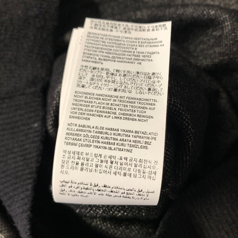 VERSACE 2024 Size 0 Black Grey Viscose Blend Baroque Crew Neck Cocktail Dress