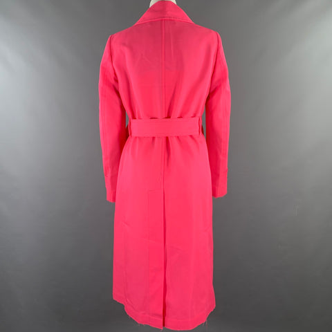 GOLDEN GOOSE Size S Pink Polyester Trench Coat