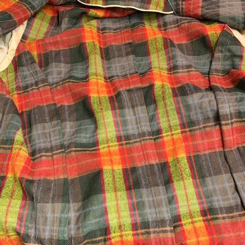 PAUL SMITH Size M Multi Color Plaid Cotton Wool Notch Lapel Sport Coat