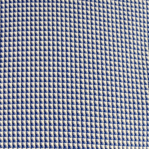 PINK Size M Blue White Cotton Nailhead French Cuff Long Sleeve Shirt