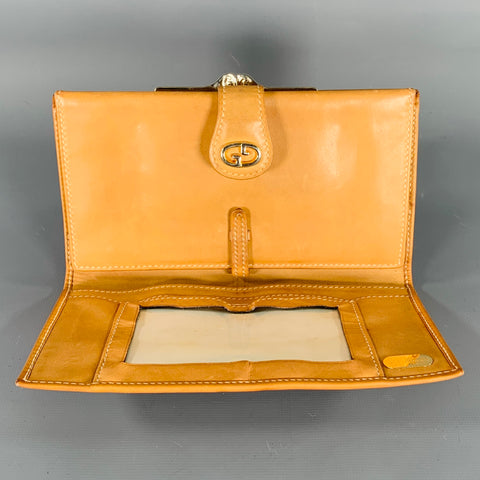 GUCCI Guccissima Beige Tan Monogram Coated Canvas Leather Wallet