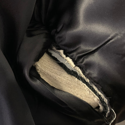 RALPH LAUREN Size L Black Cashmere Trench Coat