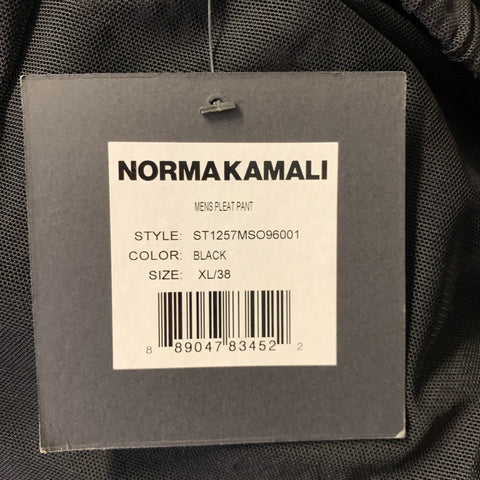 NORMA KAMALI Size XL Black Nylon Blend Sheer Dress Pants
