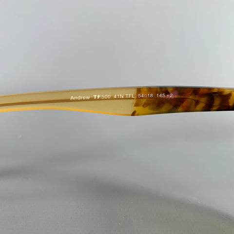 TOM FORD Andrew Yellow Amber Acetate Sunglasses