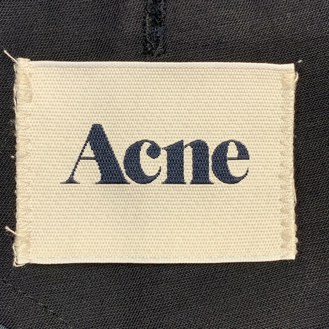 ACNE STUDIOS SS12 Size 34 Black Viscose Linen Cotton Sport Coat