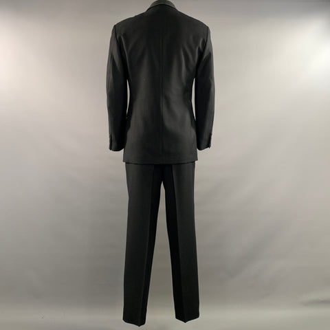 CLAUDE MONTANA Chest Size 42 Black Virgin Wool 34 30 Suit