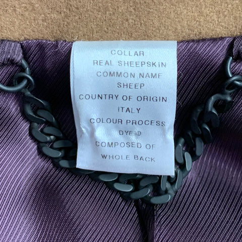 PAUL SMITH Size 38 Tan Brown Wool Cashmere Coat