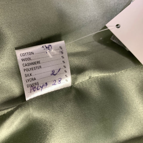 STYLE Size M Grey Mint Cotton Blend Jacket Indoor Blazer