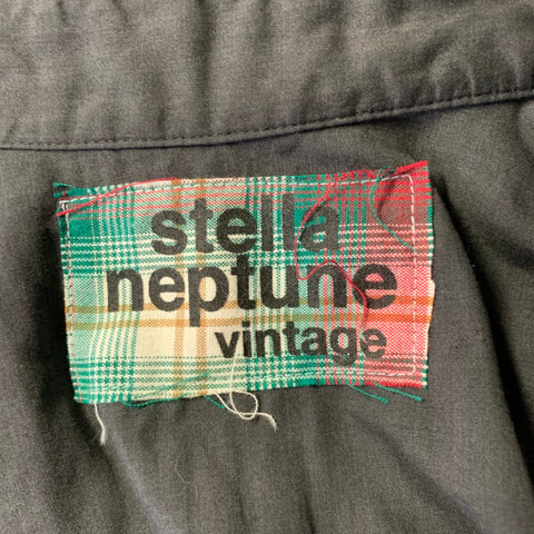 STELLA NEPTUNE Size L Black Brown Cowboys Western Long Sleeve Shirt