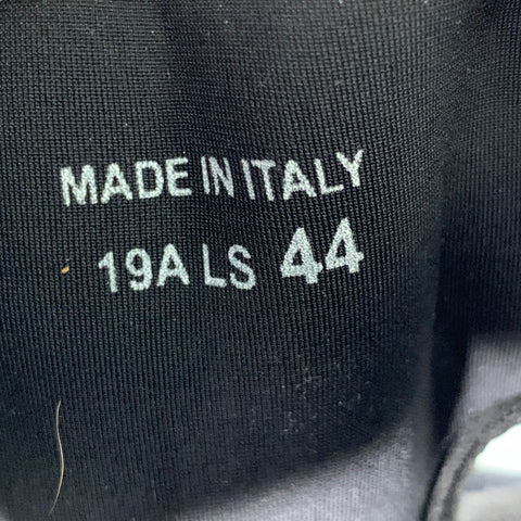 CHRISTIAN DIOR Sandales à talons en toile nylon monogrammée noire, taille 11