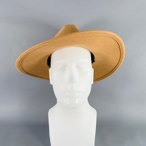 Chapeau Western VINTAGE en Feutre Mélange Laine de Chameau