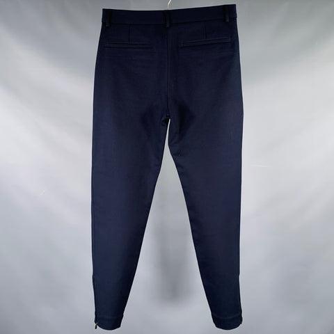 COS Size 30 Navy Rayon Blend Zip Fly Casual Pants