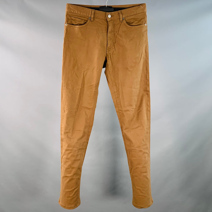 ERMENEGILDO ZEGNA Size 30 Brown Cotton Blend Jean Cut Casual Pants