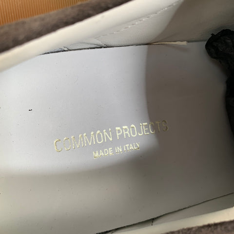 COMMON PROJECTS Size 10 Brown Tan 1728 43 0514 Leather Low Top Lace Up Shoes