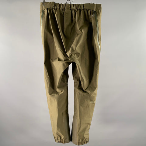 OUTDOOR RESEARCH Size S Green Olive Nylon Elastic Zip Side Pants