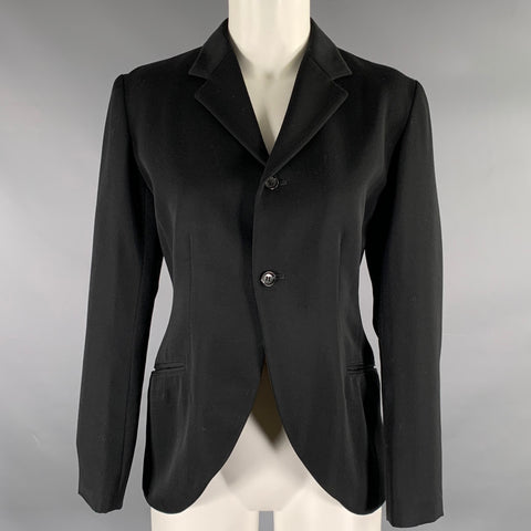 Y's by YOHJI YAMAMOTO Size S Black Wool Blazer Jacket