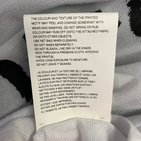 COMME des GARCONS 2022 Size XL Black Logo Windbreaker Jacket