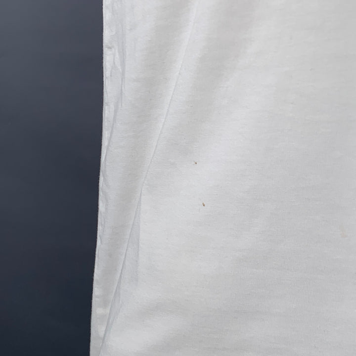 PAUL SMITH Size L White Multi Color Skulls Cotton Crew Neck T-shirt