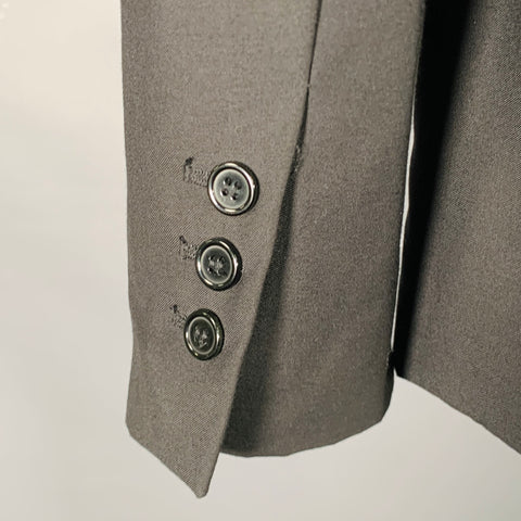 HELIOT EMIL Size XL Black Polyester Blend Open Back Sport Coat