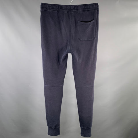 BALMAIN Size M Navy Cotton Joggers Casual Pants