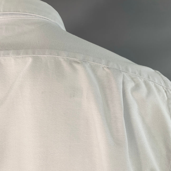 MARGARET HOWELL Size L Light Blue Cotton One Pocket Long Sleeve Shirt