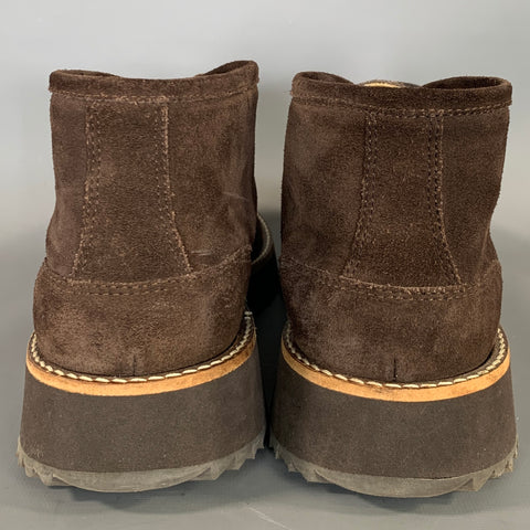 APC Size 8 Brown Suede Chukka Boots