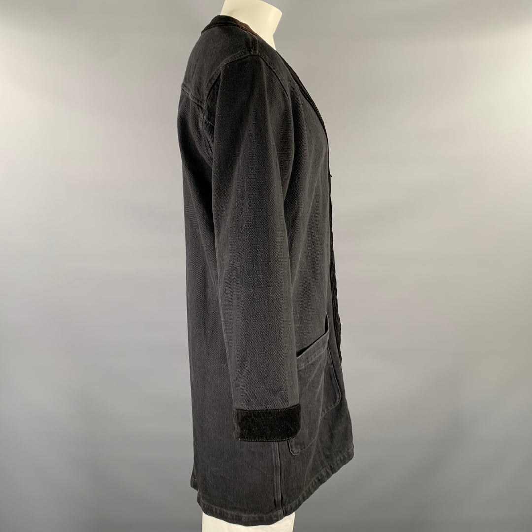 NEIGHBORHOOD Size XL Black Cotton Cardigan Coat