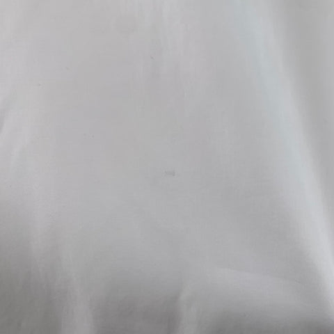 SAKS FIFTH AVENUE Chemise à manches longues, coupe cintrée, en coton blanc, col étalé, Taille XXXL