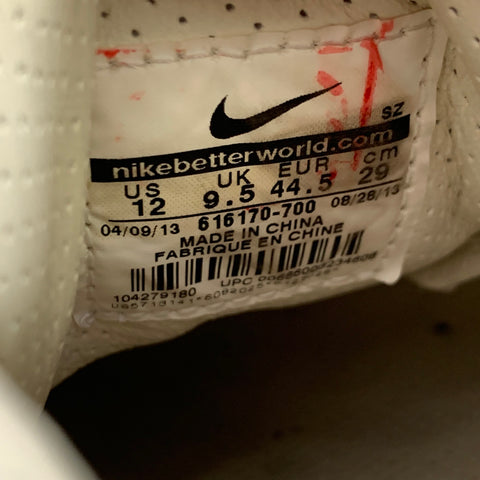 NIKE 2020 30th Anniversary Size 12 Gold Metallic Low Top Sneakers
