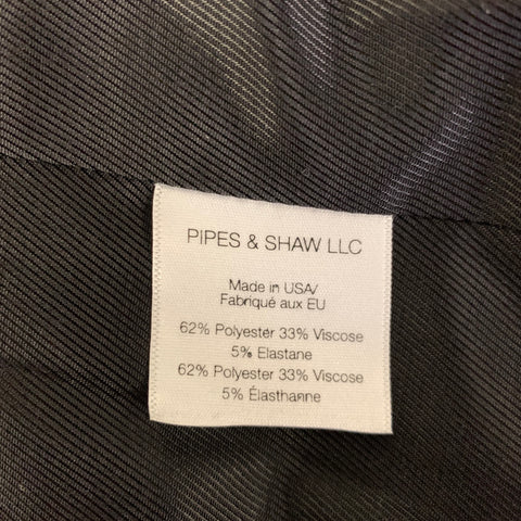 VERONICA BEARD Size 4 Black White Striped Polyester Viscose Blazer