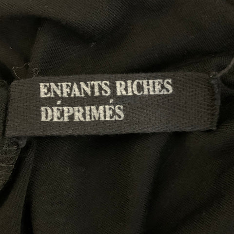 ENFANTS RICHES DEPRIMES M Black Patches Modal Blend Scoop Neck Pullover
