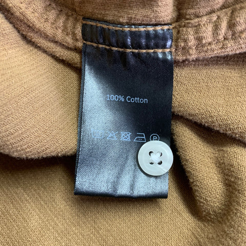 TODD SNYDER Size L Brown Corduroy Cotton Western Long Sleeve Shirt