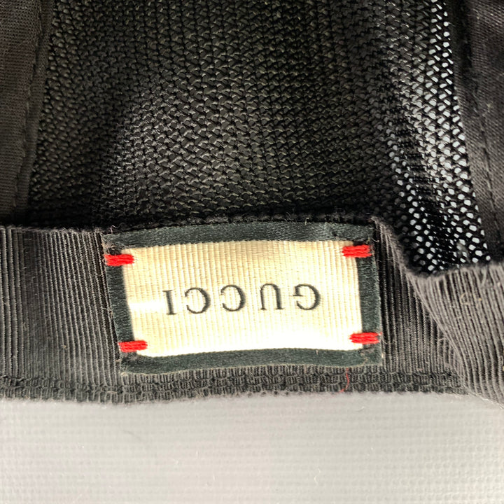 GUCCI Tan Black Monogram Polyester Blend Hats